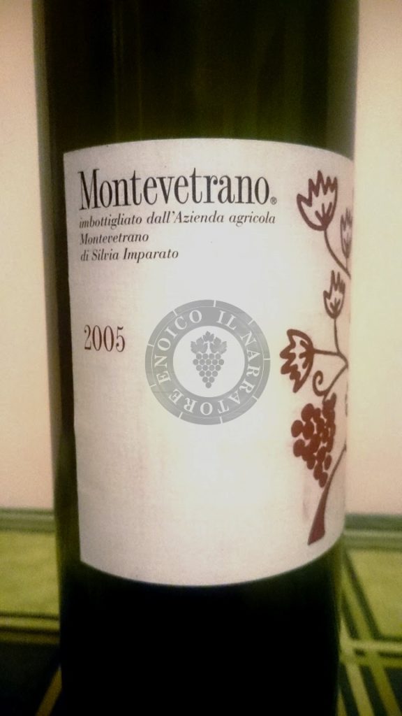 montevetrano-silvia imparato-2005-colli di salerno-cabernet sauvignon-merlot-aglianico-cabernet-vino-vino rosso-vino campano-degustazione-appunti degustazione-note degustazione-storia azienda-abbinamento-antonio indovino-degustatore ufficiale-sommelier